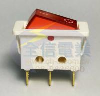 4225A-10 3P2段110V.220V白殼帶燈開關(紅)