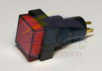 4121A 110V.220V按壓式有段照明開關(紅)